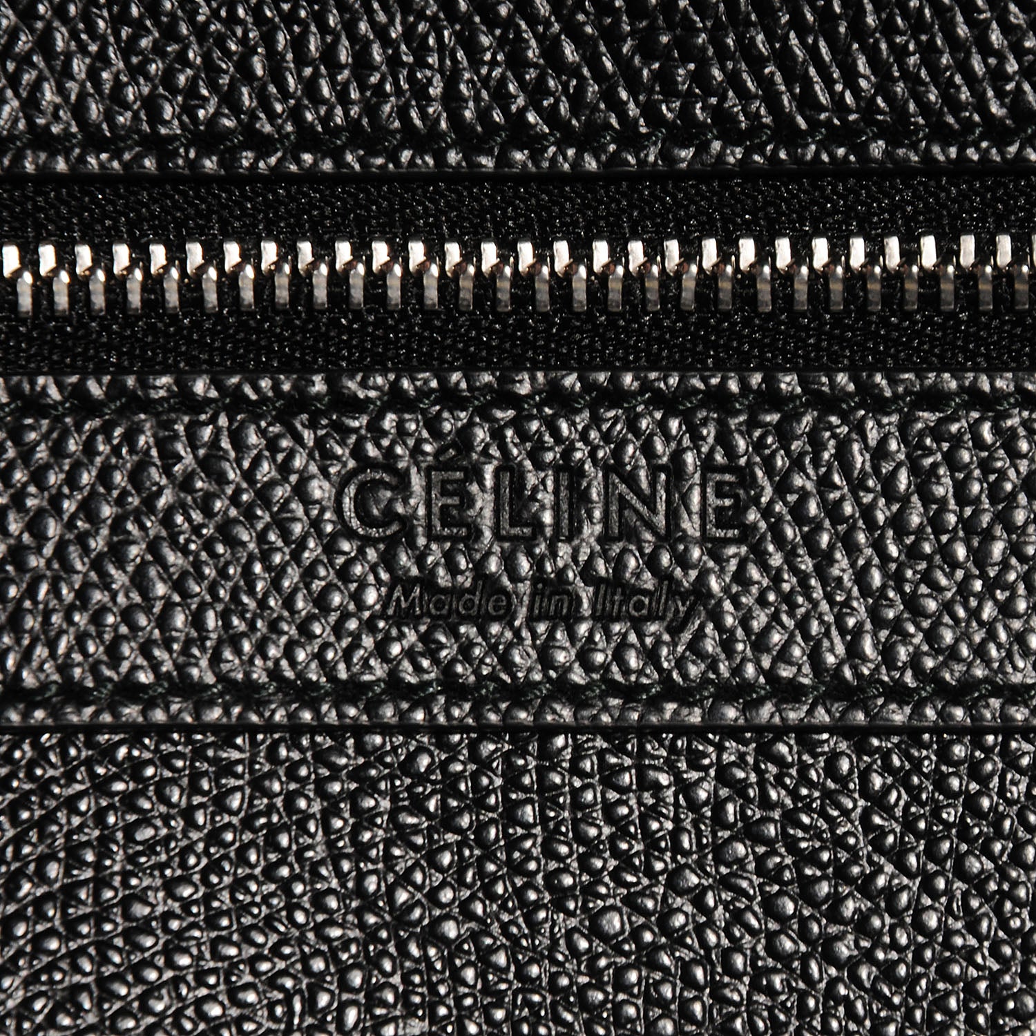 Celine Grained Calfskin Small Vertical Cabas Black 6 of 7
