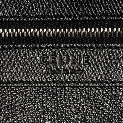 Celine Grained Calfskin Small Vertical Cabas Black 6 of 7