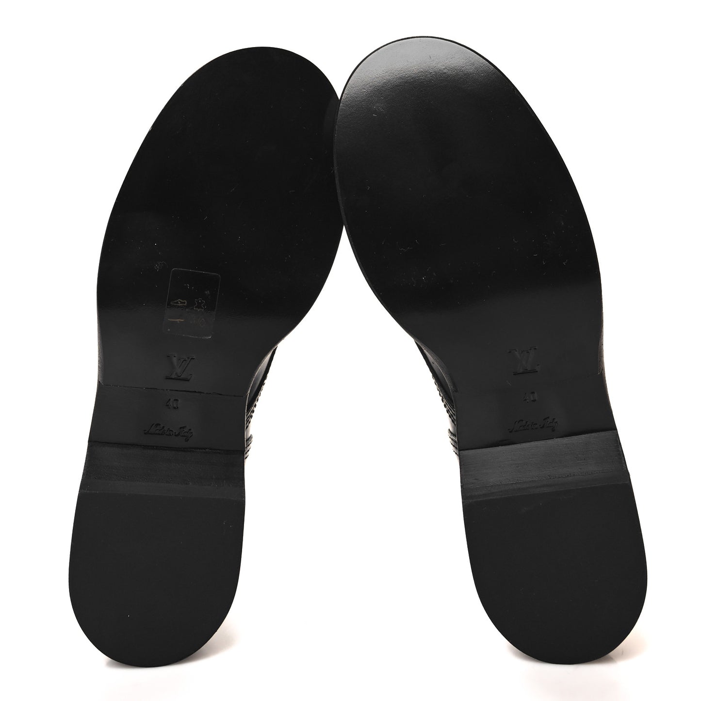 Calfskin Monogram Metropolis Flat Ranger Boots 40 Black