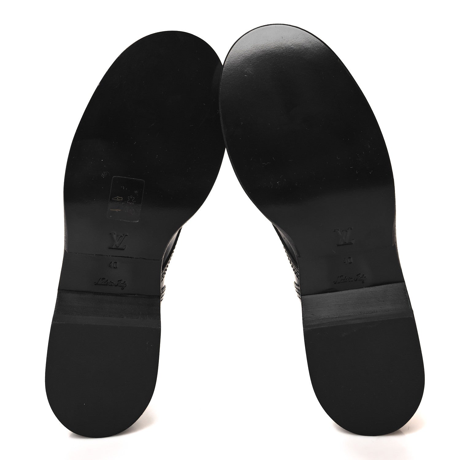Louis Vuitton Calfskin Monogram Metropolis Flat Ranger Boots 40 Black 5 of 9