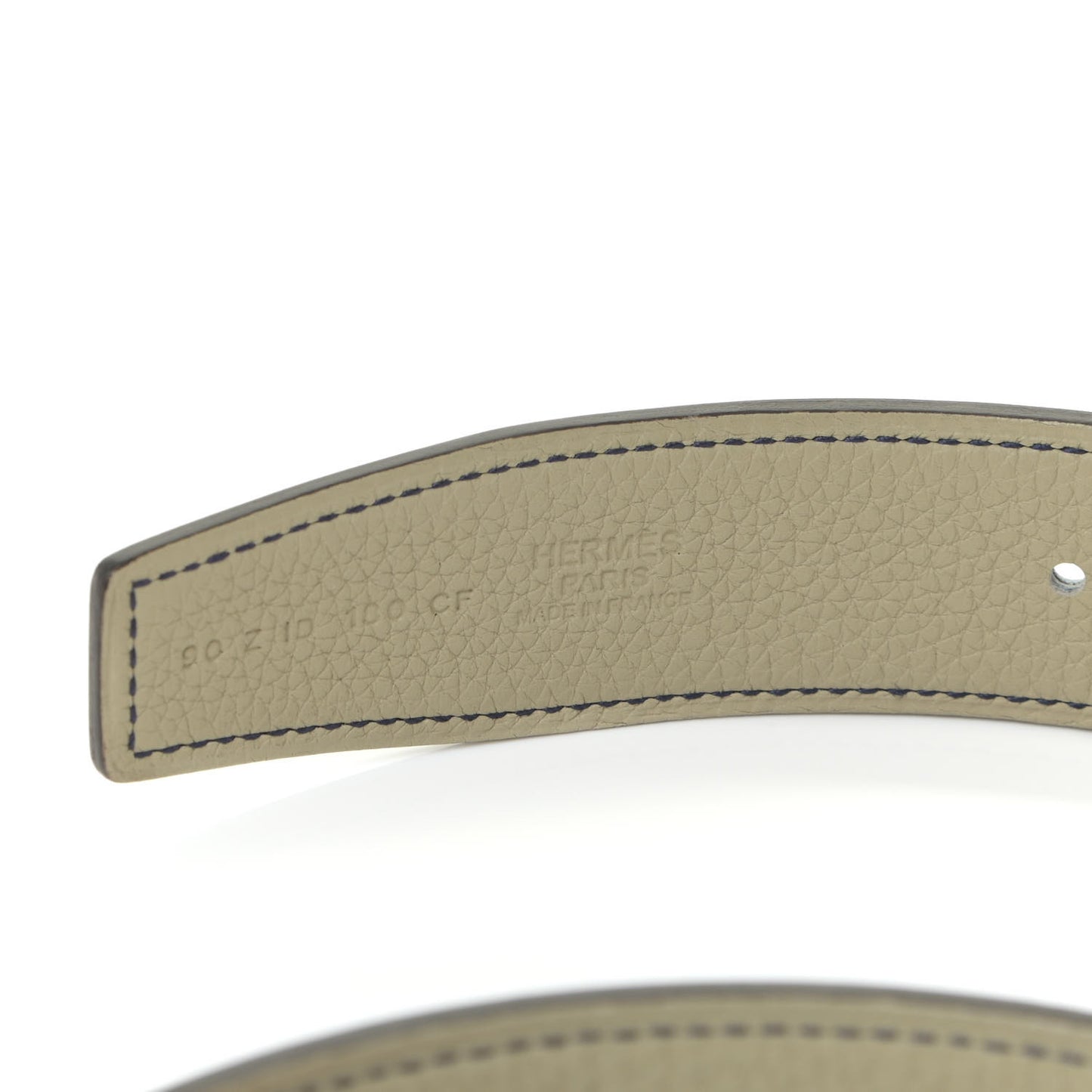 Chamonix 135 Togo 32mm Belt Strap 90 Naturel Sauge