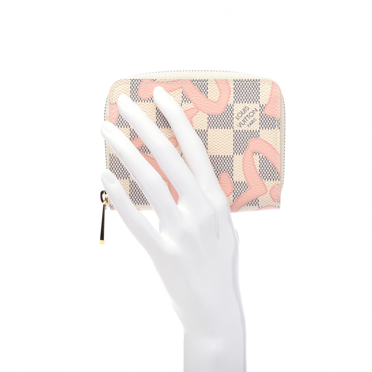 Louis Vuitton Damier Azur Tahitienne Zippy Coin Purse 2 of 9