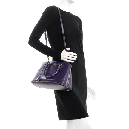 Prada Saffiano Vernice Medium Promenade Tote Viola 2 of 11