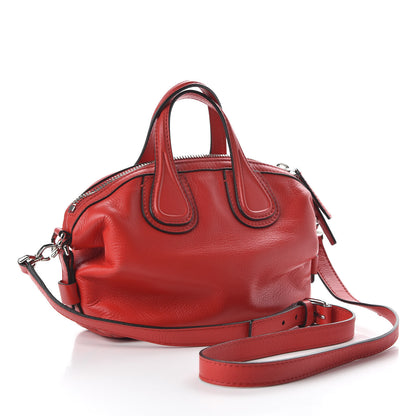 Givenchy Waxed Calfskin Micro Nightingale Medium Red 3 of 10