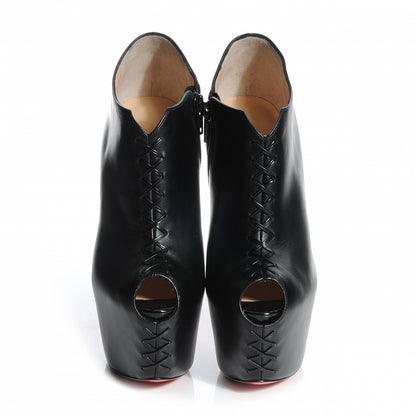 Christian Louboutin Kid Recouzetta 160 Booties 35.5 Black 2 of 6
