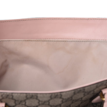 Gucci GG Supreme Monogram Diaper Bag Pink 11 of 21