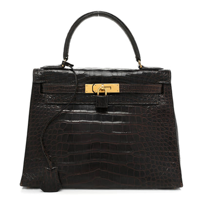 Hermes Shiny Alligator Kelly Sellier 28 Ebene 1 of 19