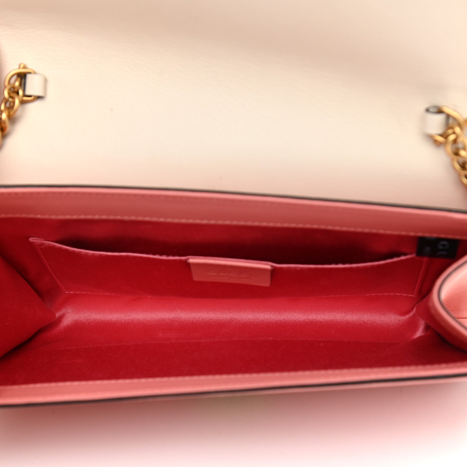 Gucci Calfskin Animalier Broadway Clutch Pink 5 of 12