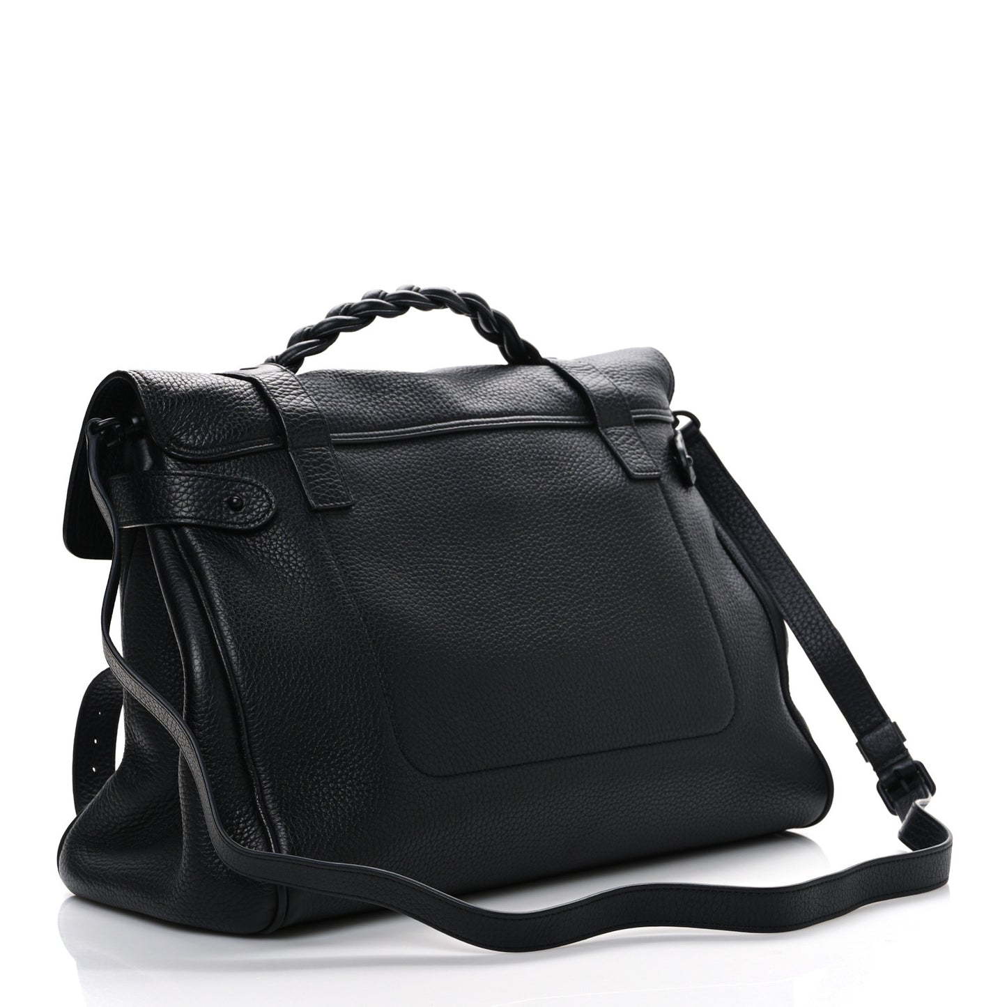 Heavy Grain Oversized Alexa Black