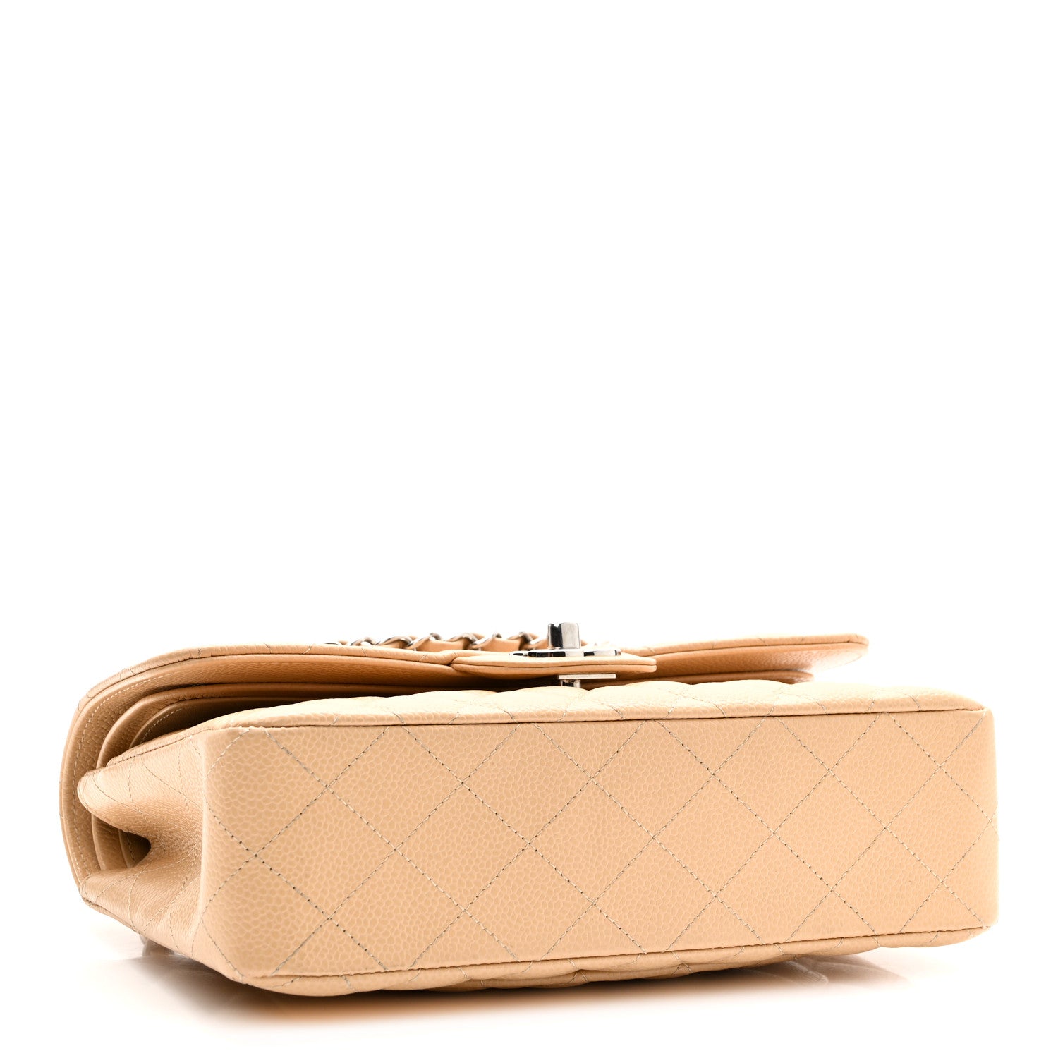 Chanel Caviar Quilted Small Double Flap Beige 4 of 11