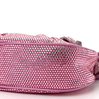 Balenciaga Strass Suede Le Cagole Shoulder Bag XS Taffy Light Pink 11 of 12