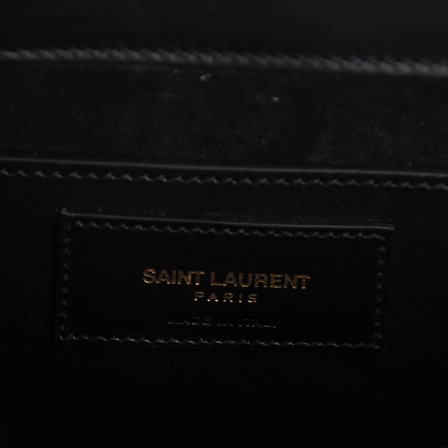 Saint Laurent Jacquard Leopard Print Small Betty Gold Black 7 of 8