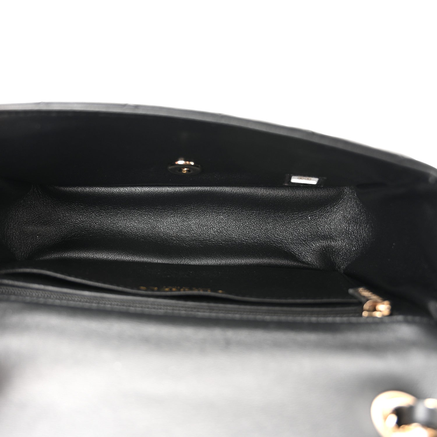 Chanel Lambskin Quilted Mini Rectangular Flap Black 5 of 11