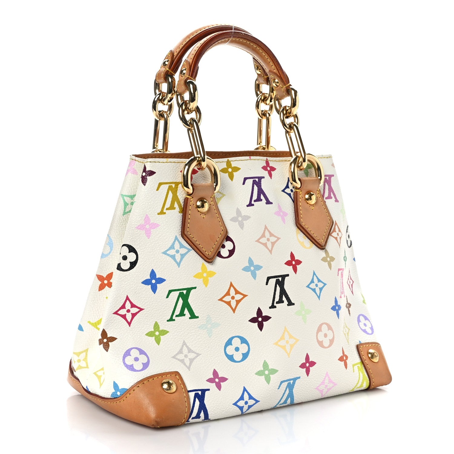 Louis Vuitton Monogram Multicolor Audra White 3 of 10