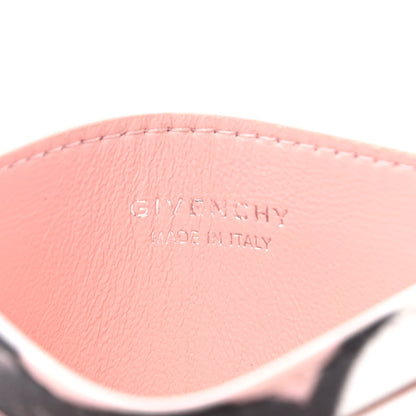 Givenchy X CHITO Calfskin 4G Embossed Graffiti Tag Card Holder Pink 6 of 7