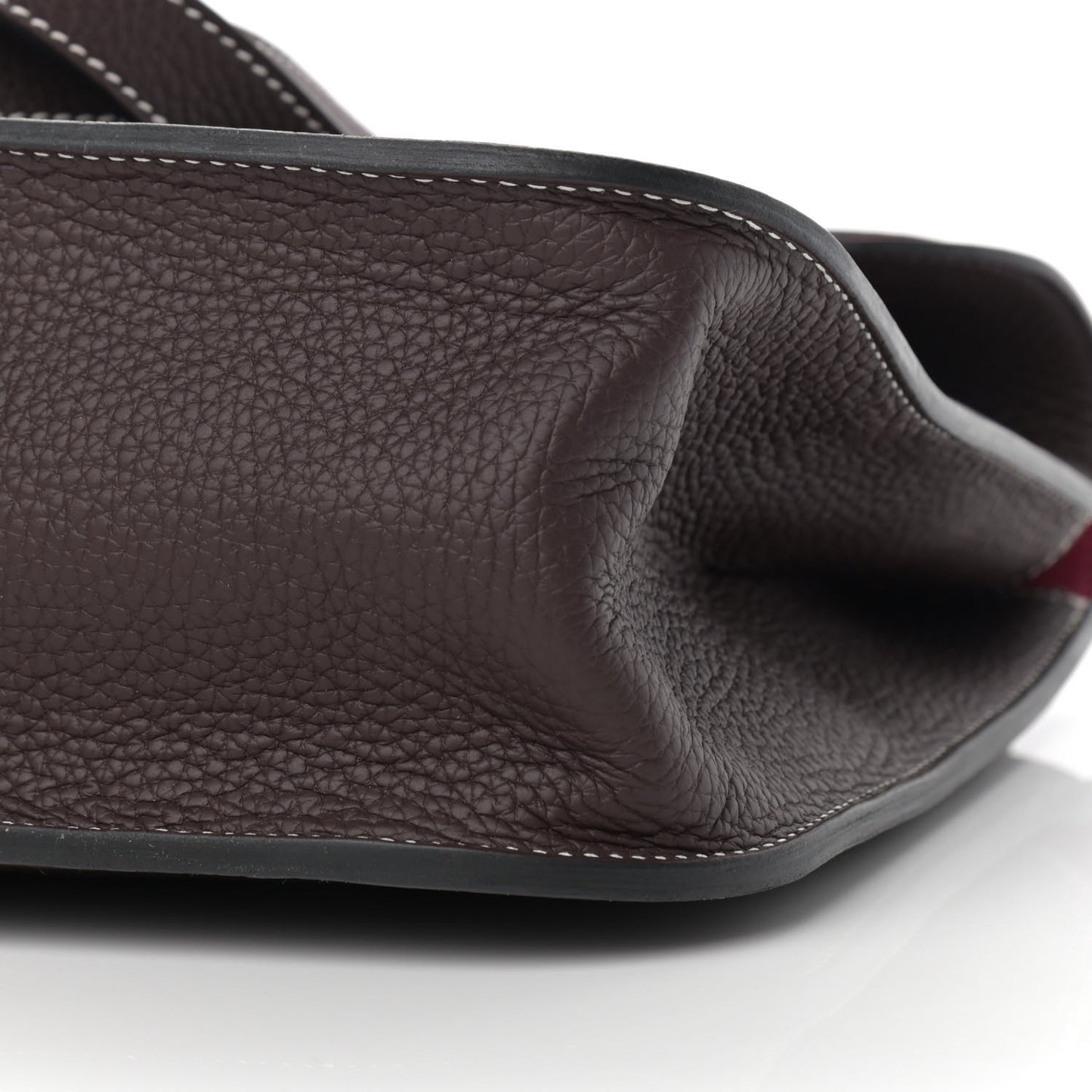Taurillon Clemence Verso Halzan 31 GM Rouge Sellier Framboise