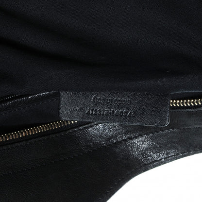 Saint Laurent Leather Large Cabas Chyc Black 6 of 7