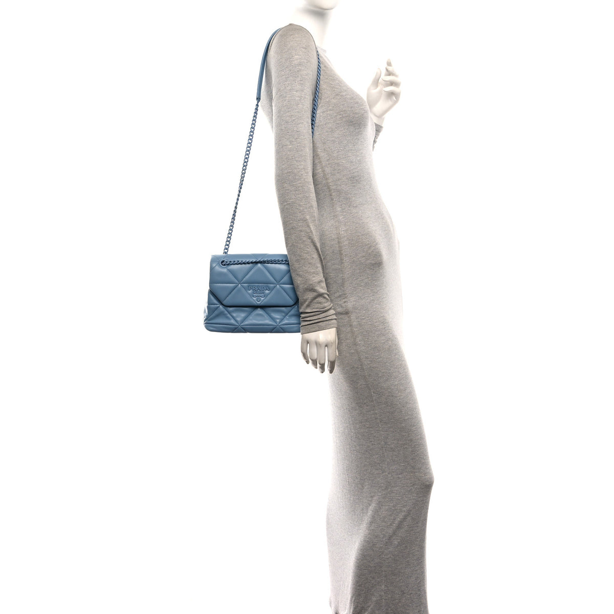 Nappa Triangle Stitched Small Spectrum Bag Astrale