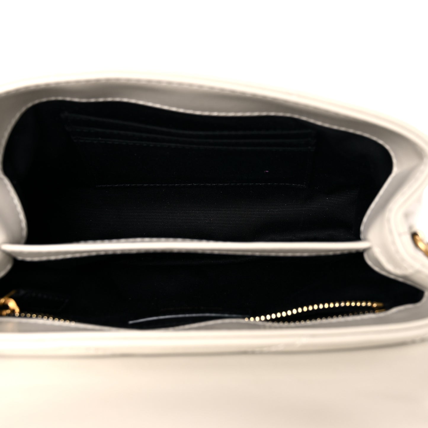 Calfskin Y Quilted Monogram Toy Loulou Crossbody Bag Ivory