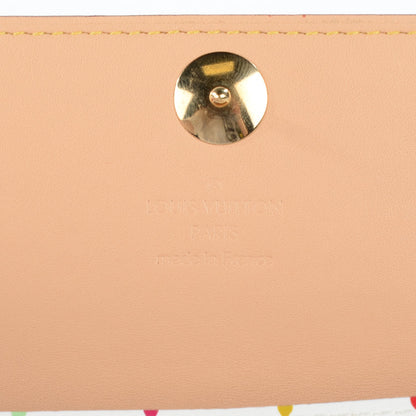 Louis Vuitton Monogram Multicolor Sarah Wallet White 6 of 7