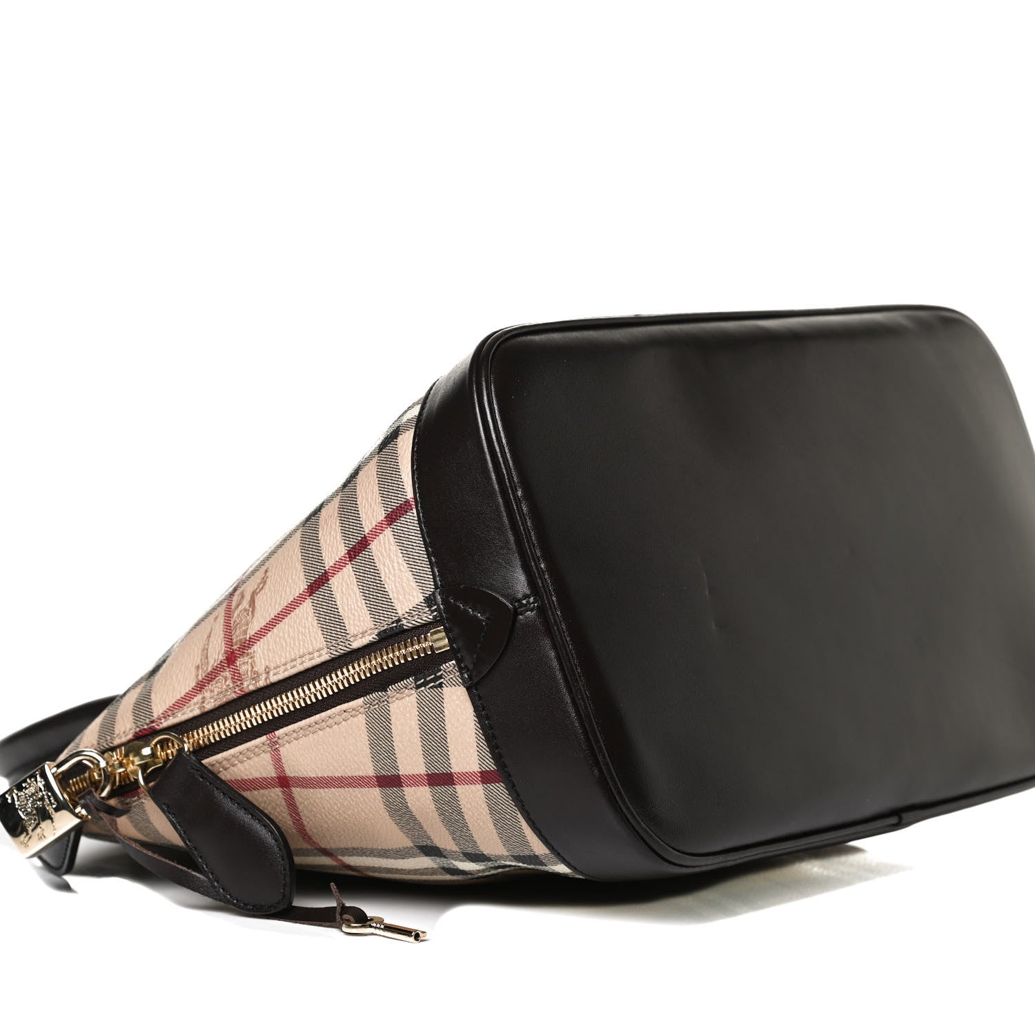 Burberry Haymarket Check Picadilly Bowler Black 8 of 12