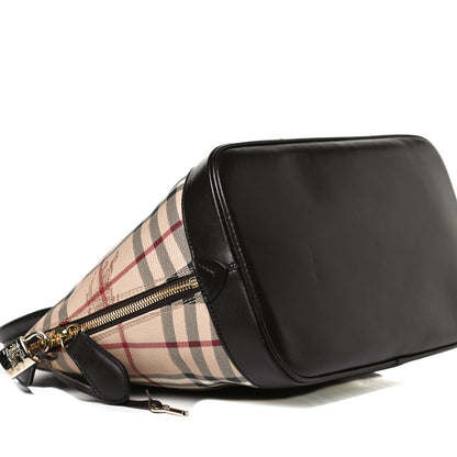 Burberry Haymarket Check Picadilly Bowler Black 8 of 12