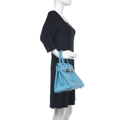 Hermes Epsom Birkin 30 Bleu Du Nord 2 of 30