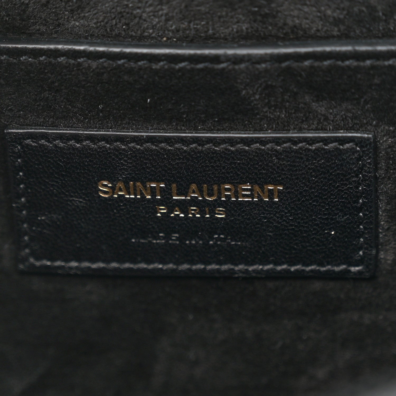 Saint Laurent Suede Fringe Small Monogram Satchel Black 6 of 11