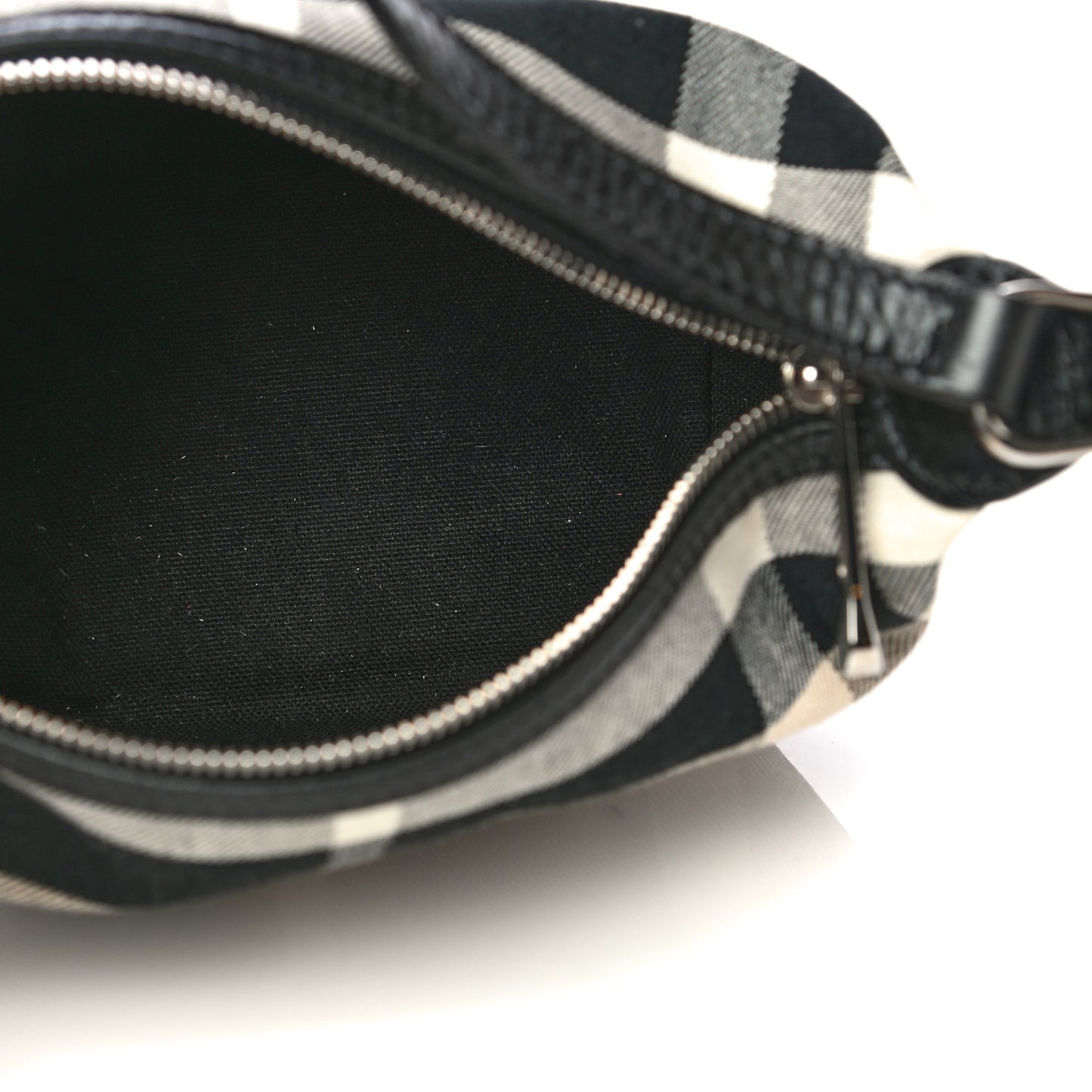 Canvas Mega Check Pochette Grey Black