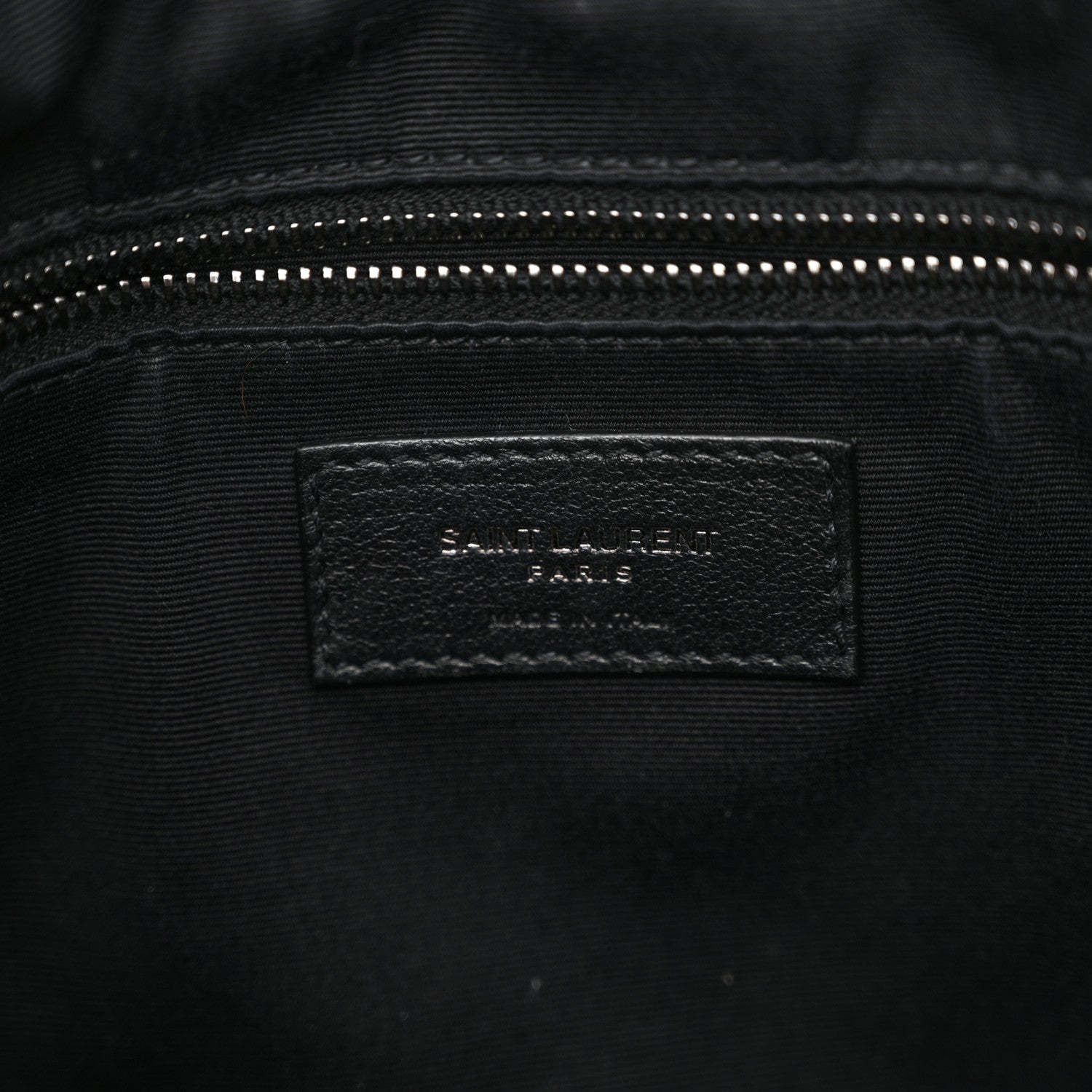 Saint Laurent Crinkled Calfskin Matelasse Monogram Medium Niki Shopper Tote Black 6 of 12