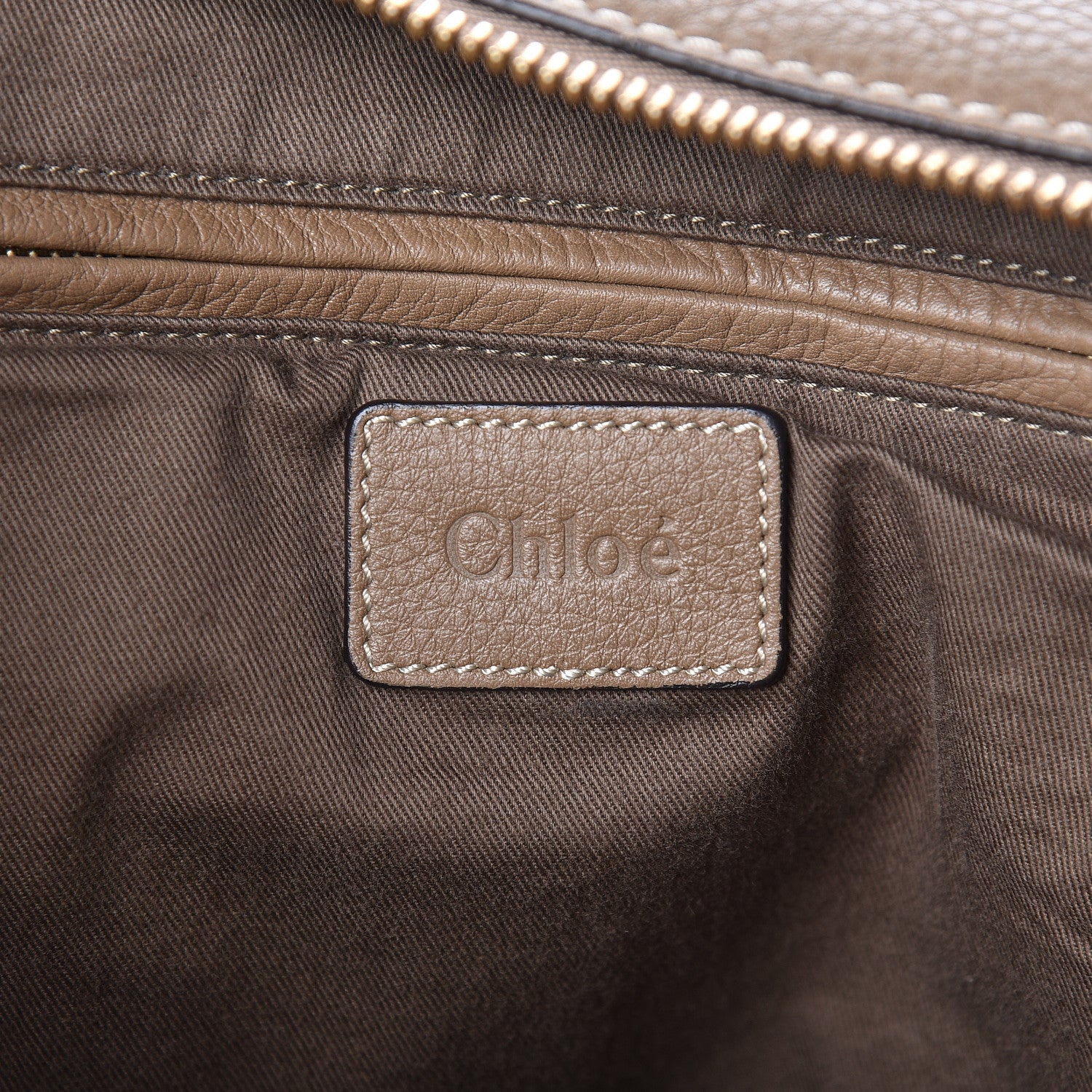 Chloe Calfskin Large Marcie Satchel Nut 6 of 19