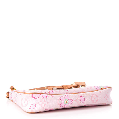 Louis Vuitton Monogram Cherry Blossom Pochette Accessories Pink 4 of 11