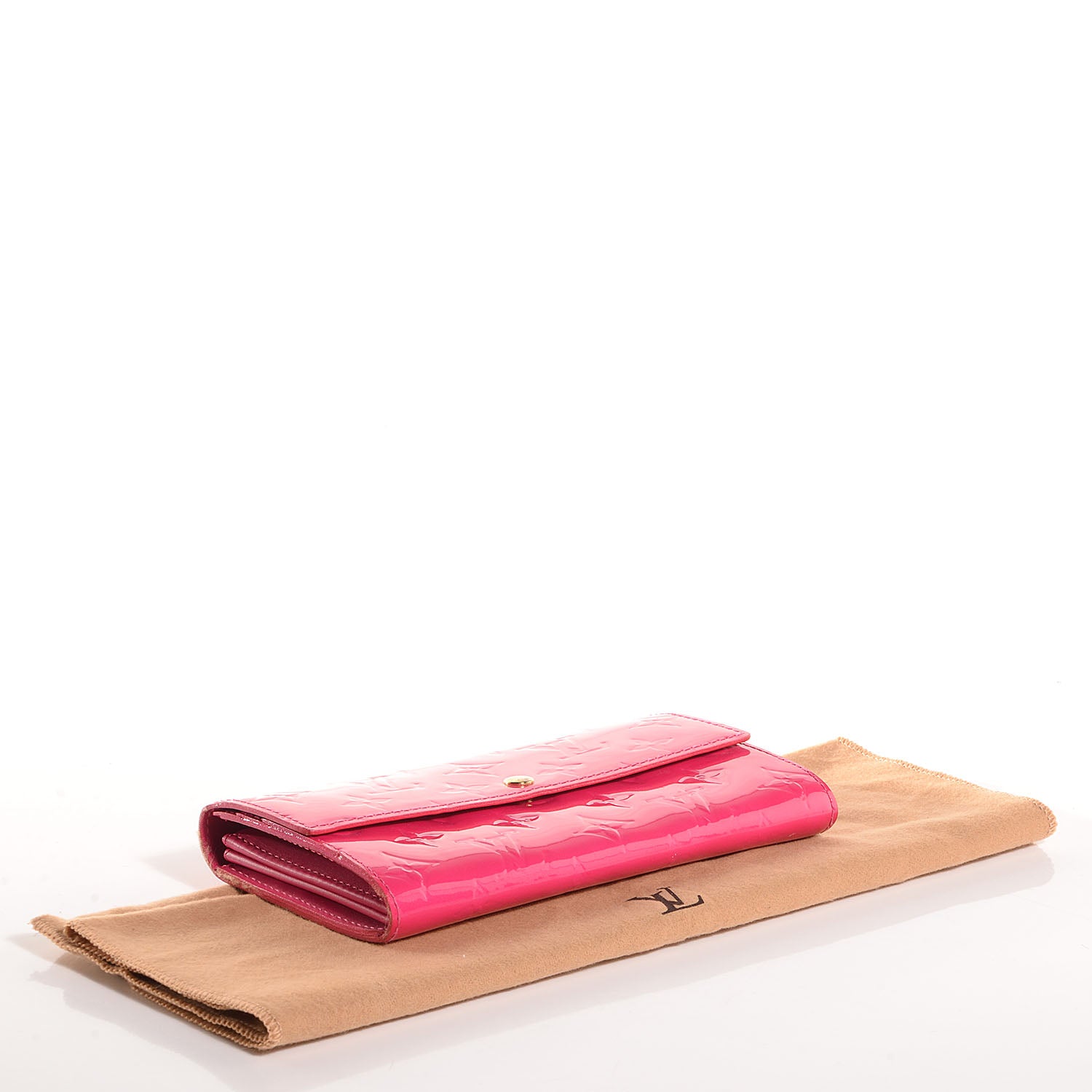 Louis Vuitton Vernis Sarah Wallet Rose Pop 4 of 7