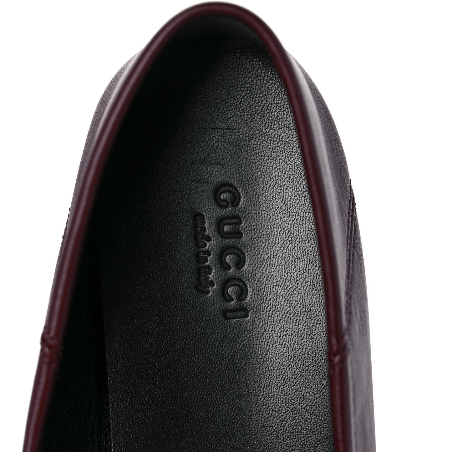 Lambskin Womens Brixton Horsebit Loafers 39 Vintage Bordeaux
