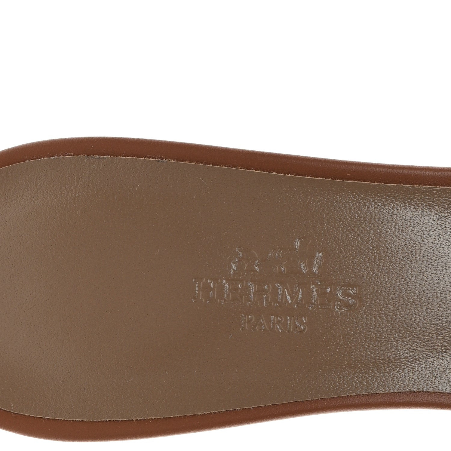 Hermes Calfskin Oasis Sandals 38 Gold 8 of 10