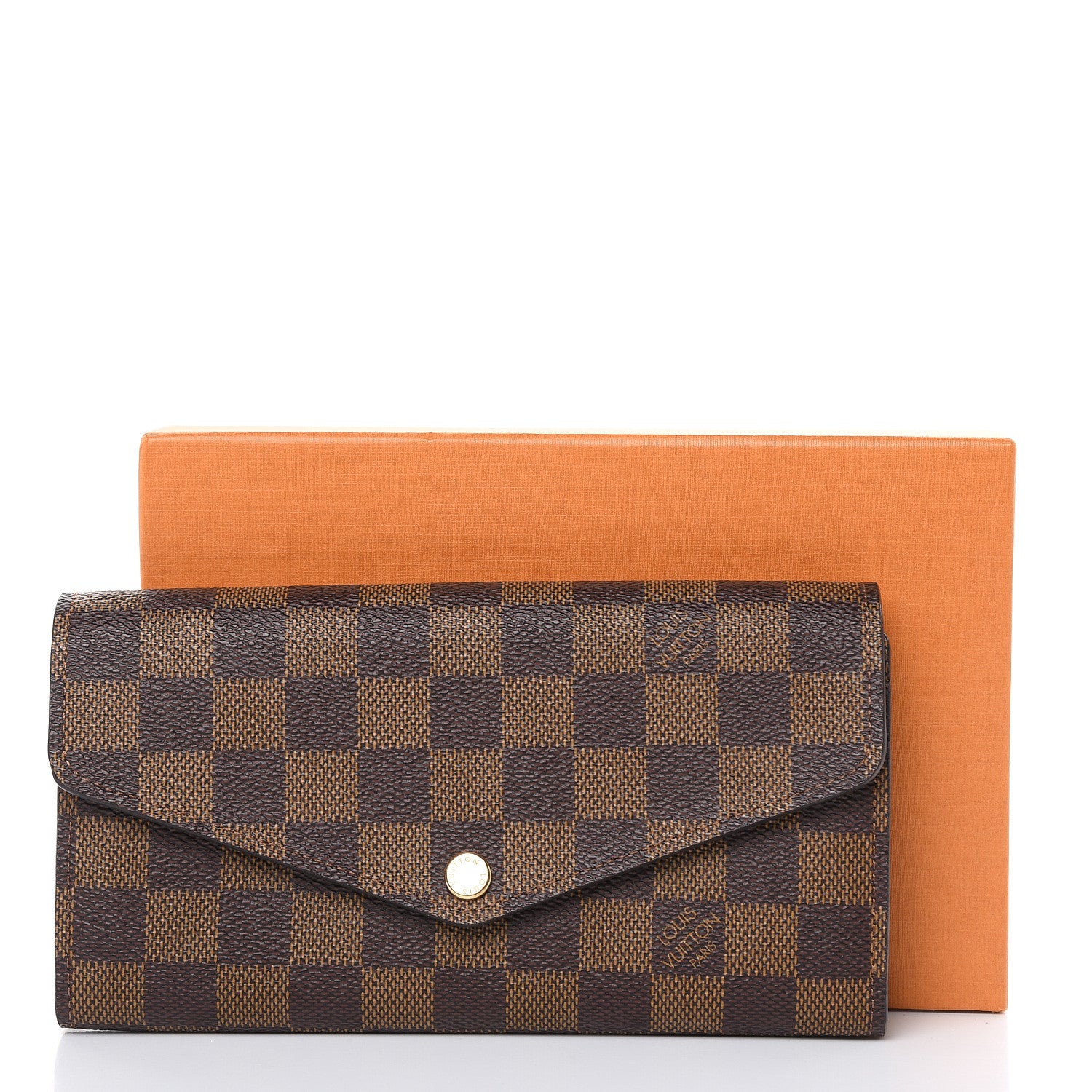 Louis Vuitton Damier Ebene Sarah Wallet NM 8 of 8