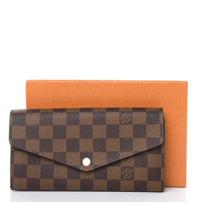 Louis Vuitton Damier Ebene Sarah Wallet NM 8 of 8