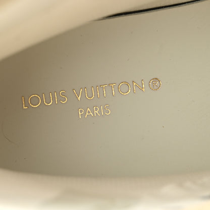 Louis Vuitton Denim Monogram Squad Sneaker Boots 36 Beige 6 of 8