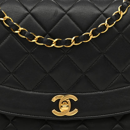 Chanel Lambskin Quilted Medium Single Flap Black 11 of 14