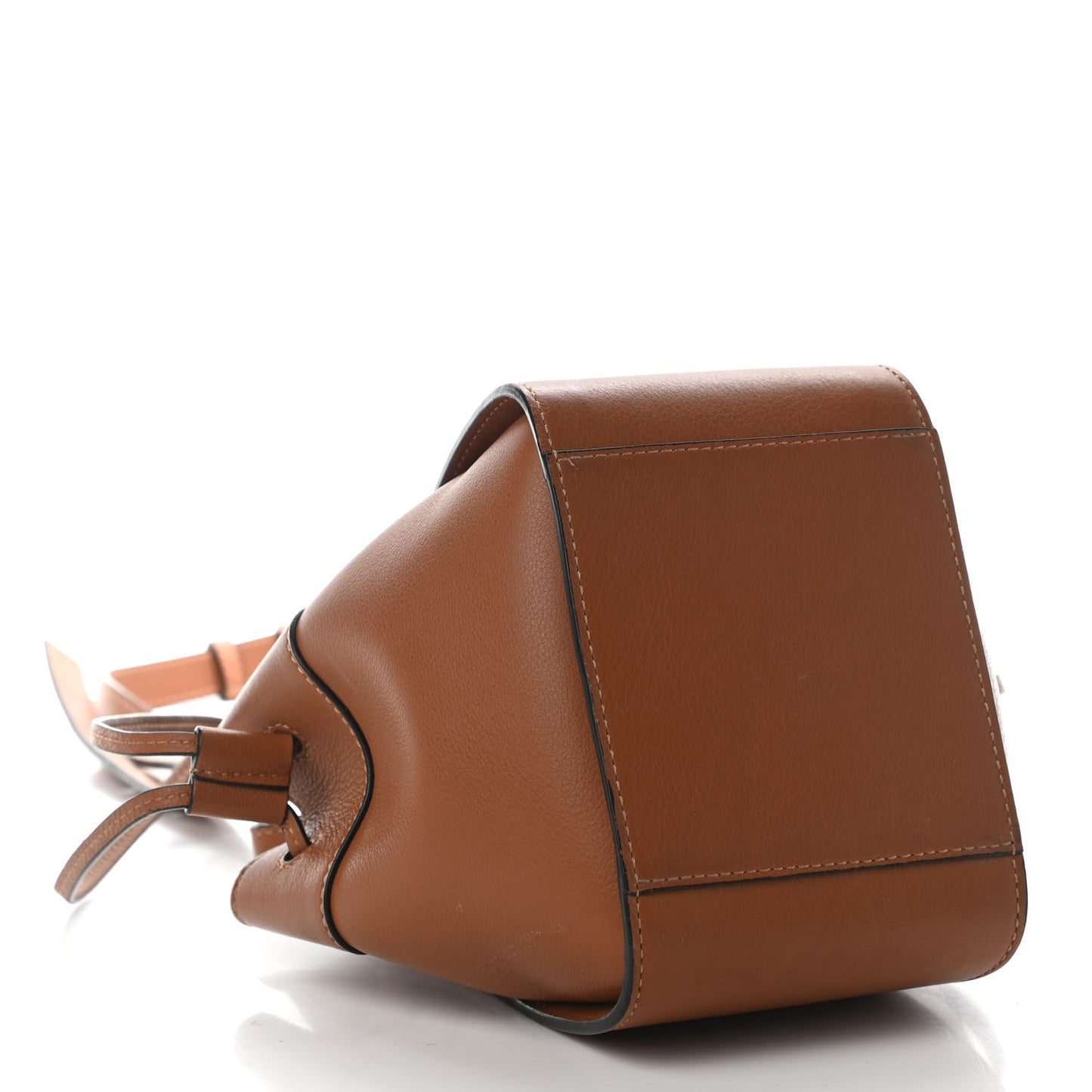 Calfskin Mini Hammock Shoulder Bag Tan