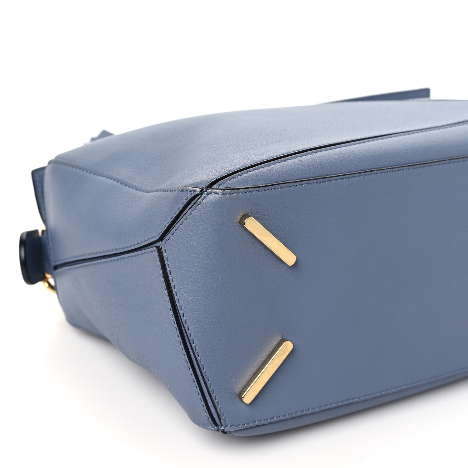 Loewe Calfskin Medium Puzzle Bag Blue 8 of 10