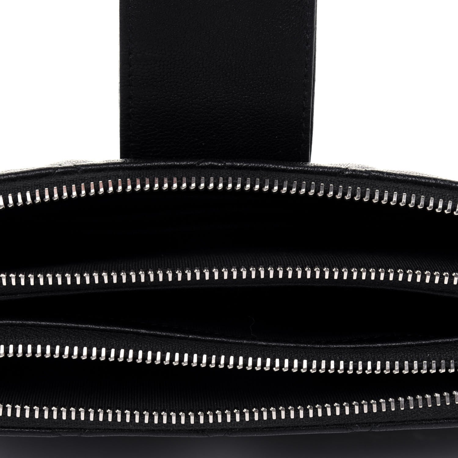 Chanel Goatskin Quilted CC Box Clutch With Chain Black 5 of 13