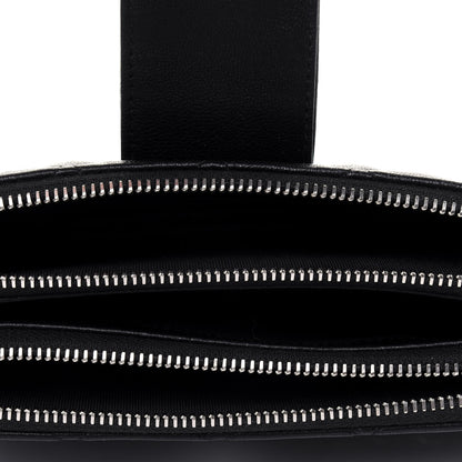 Chanel Goatskin Quilted CC Box Clutch With Chain Black 5 of 13