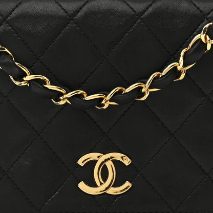 Chanel Lambskin Quilted Small Single Flap Bag Black 9 of 14