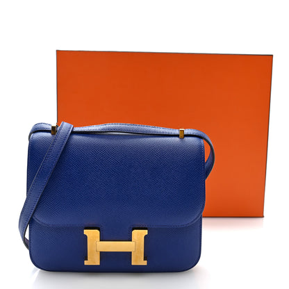 Hermes Epsom Constance 18 Bleu Electrique 16 of 17