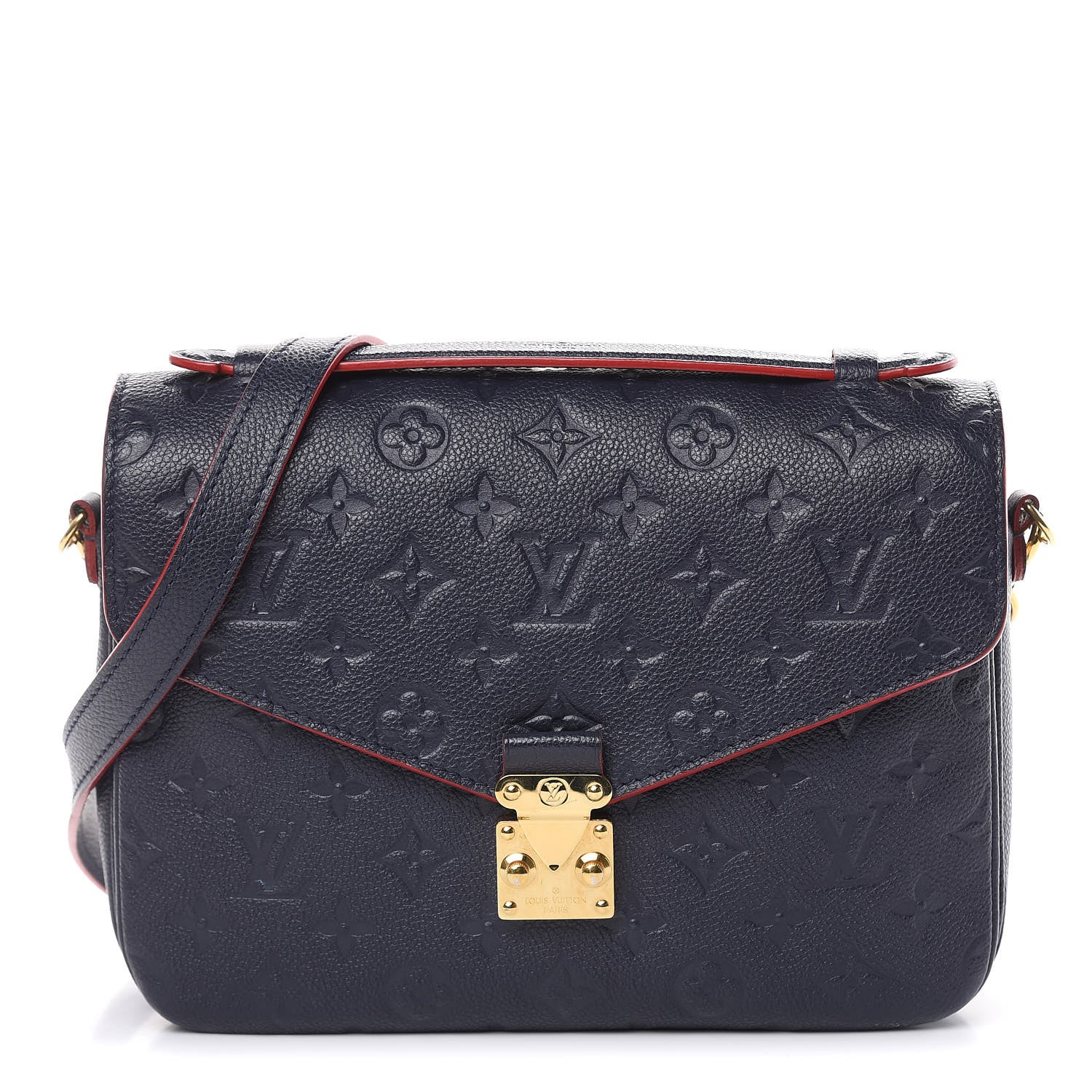 Louis Vuitton Empreinte Pochette Metis Marine Rouge 1 of 12