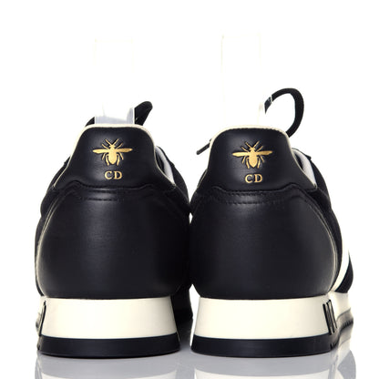 Christian Dior Velvet Mix Diorun Sneakers 40 Black Off White 5 of 11