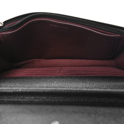 Chanel Caviar Quilted Wallet on Chain WOC Black 5 of 12