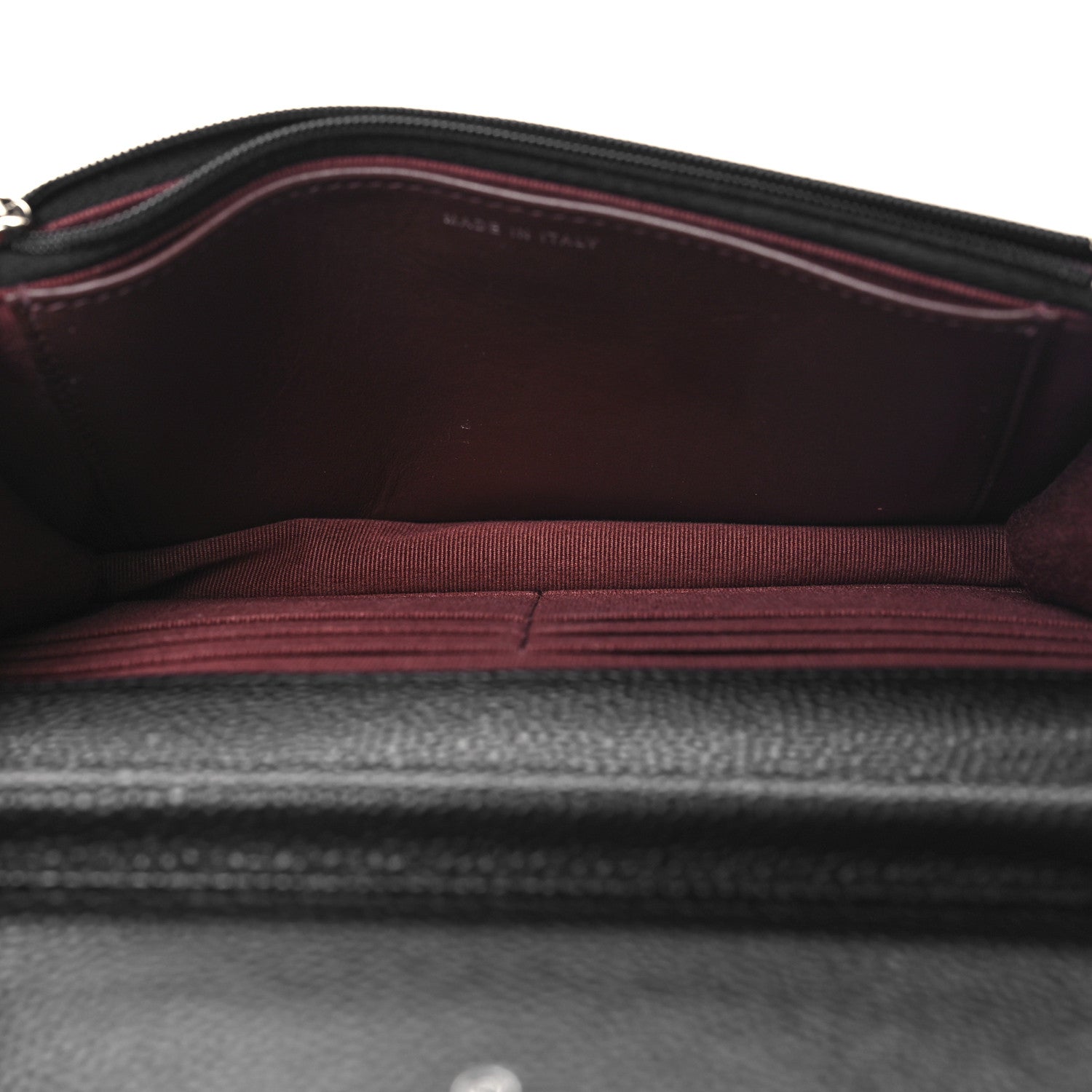 Chanel Caviar Quilted Wallet on Chain WOC Black 5 of 12