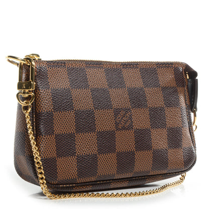 Louis Vuitton Damier Ebene Mini Pochette Accessories 3 of 8